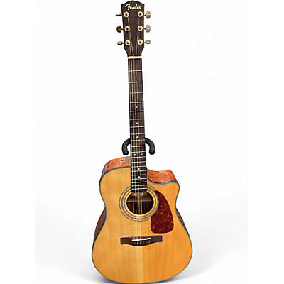 Used Fender CD220SCE Natural Acoustic Electric Guitar