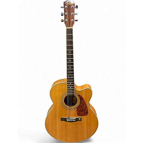 Used Fender CD290SCE Natural Acoustic Electric Guitar Natural