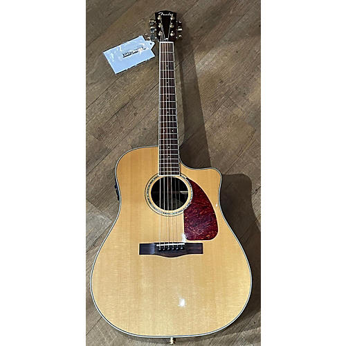 Fender Used Fender CD320ASCE Dreadnought Natural Acoustic Electric Guitar Natural