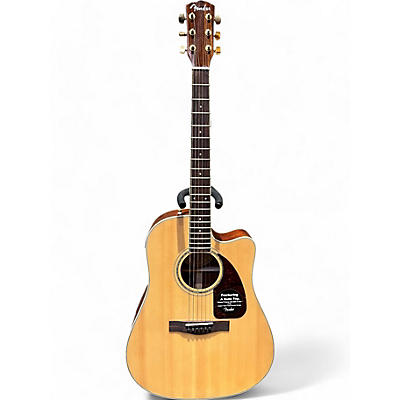 Fender Used Fender CD320ASCE Dreadnought Natural Acoustic Electric Guitar