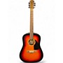 Used Fender CD60 Dreadnought 2 Color Sunburst Acoustic Guitar 2 Color Sunburst