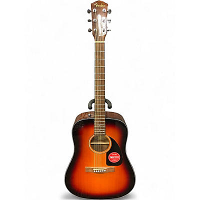 Used Fender CD60 Dreadnought 2 Color Sunburst Acoustic Guitar
