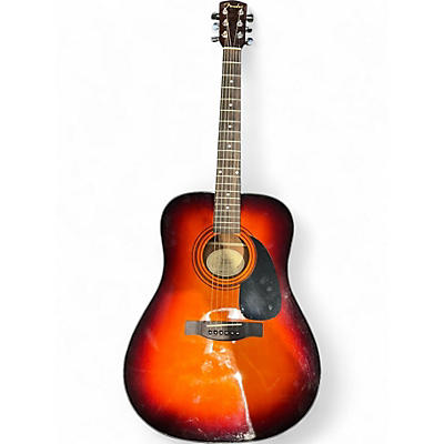 Used Fender CD60 Dreadnought 2 Color Sunburst Acoustic Guitar