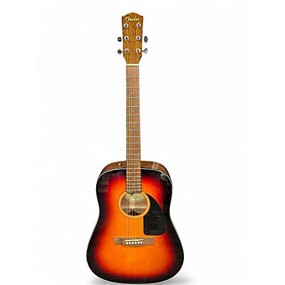 Used Fender CD60 Dreadnought 2 Color Sunburst Acoustic Guitar