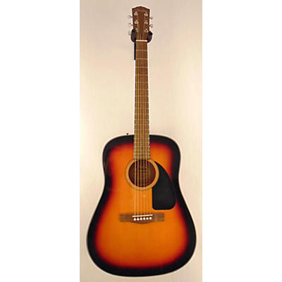 Fender Used Fender CD60 Dreadnought 3 Tone Sunburst Acoustic Guitar