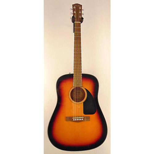 Fender Used Fender CD60 Dreadnought 3 Tone Sunburst Acoustic Guitar 3 Tone Sunburst