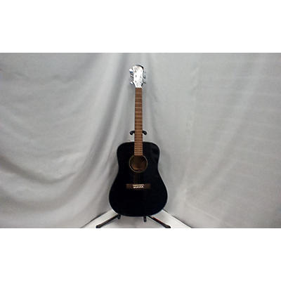 Fender Used Fender CD60 Dreadnought Black Acoustic Guitar