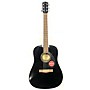 Used Fender Used Fender CD60 Dreadnought Black Acoustic Guitar Black