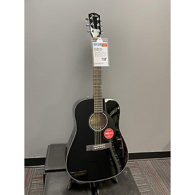 Fender Used Fender CD60 Dreadnought Black Acoustic Guitar