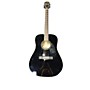 Used Fender Used Fender CD60 Dreadnought Black Acoustic Guitar Black