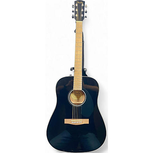 Fender Used Fender CD60 Dreadnought Black Acoustic Guitar Black