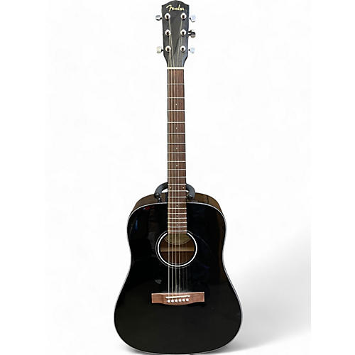 Fender Used Fender CD60 Dreadnought Black Acoustic Guitar Black