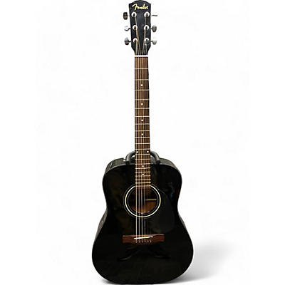 Fender Used Fender CD60 Dreadnought Black Acoustic Guitar