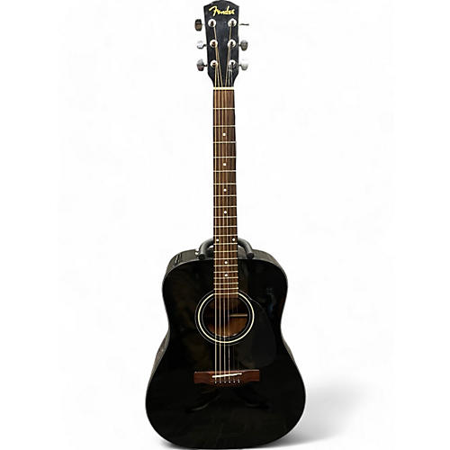 Fender Used Fender CD60 Dreadnought Black Acoustic Guitar Black