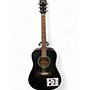 Used Fender CD60 Dreadnought Black Acoustic Guitar Black