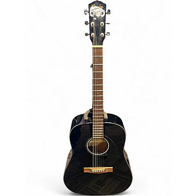 Used Fender CD60 Dreadnought Black Acoustic Guitar