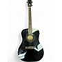 Used Fender CD60 Dreadnought Black Acoustic Guitar Black