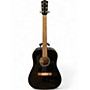 Used Fender CD60 Dreadnought Black Acoustic Guitar Black