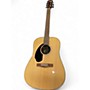 Used Fender CD60 Dreadnought LEFT HANDED Natural Acoustic Guitar Natural