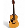 Used Fender Used Fender CD60 Dreadnought LH Natural Acoustic Guitar Natural