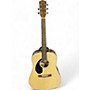 Used Fender CD60 Dreadnought LH Natural Acoustic Guitar Natural