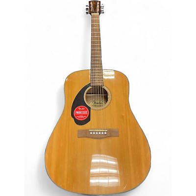 Used Fender CD60 Dreadnought Left-Handed Natural Acoustic Guitar