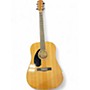 Used Fender CD60 Dreadnought Left Handed Natural Acoustic Guitar Natural
