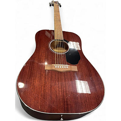 Used Fender CD60 Dreadnought Mahogany Acoustic Guitar