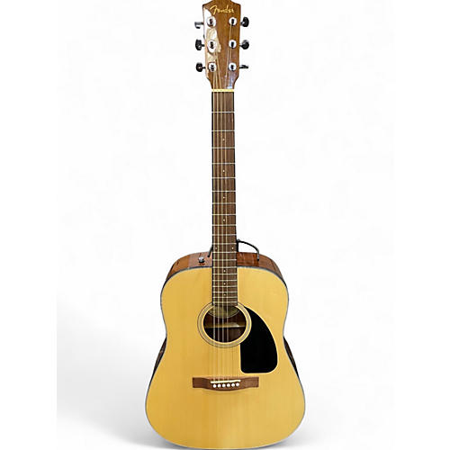 Used Fender CD60 Dreadnought NATURAL Acoustic Guitar NATURAL