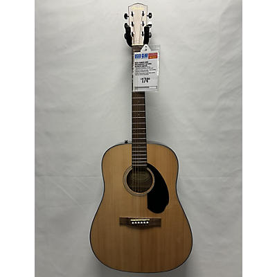 Fender Used Fender CD60 Dreadnought Natural Acoustic Guitar