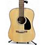 Used Fender Used Fender CD60 Dreadnought Natural Acoustic Guitar Natural