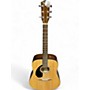 Used Fender Used Fender CD60 Dreadnought Natural Acoustic Guitar Natural