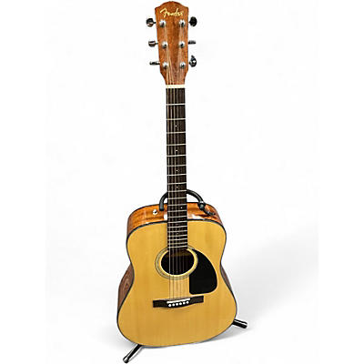 Used Fender CD60 Dreadnought Natural Acoustic Guitar