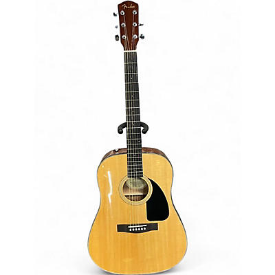 Used Fender CD60 Dreadnought Natural Acoustic Guitar
