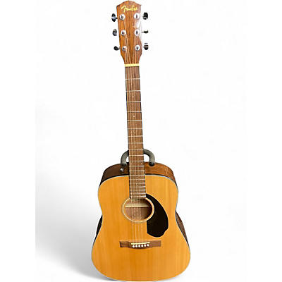 Used Fender CD60 Dreadnought Natural Acoustic Guitar