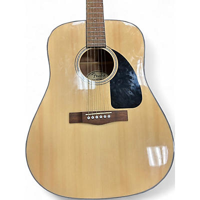 Used Fender CD60 Dreadnought Natural Acoustic Guitar