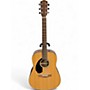 Used Fender CD60 Dreadnought Natural Acoustic Guitar Natural