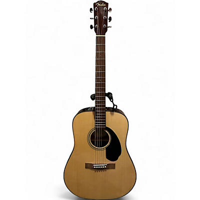 Used Fender CD60 Dreadnought Natural Acoustic Guitar