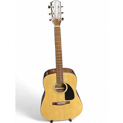 Used Fender CD60 Dreadnought Natural Acoustic Guitar