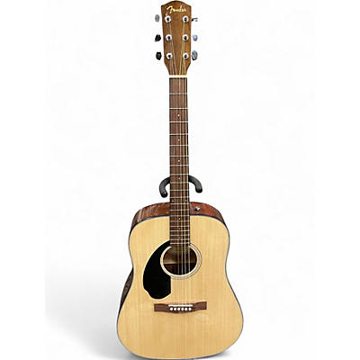 Used Fender CD60 Dreadnought Natural Acoustic Guitar