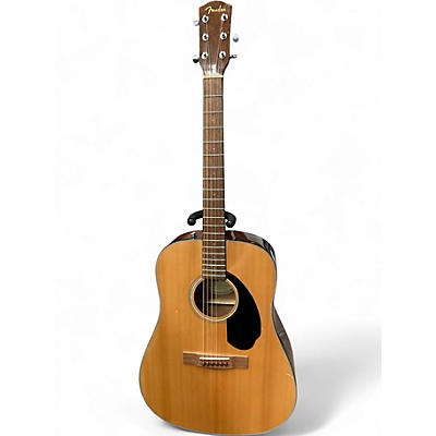 Used Fender CD60 Dreadnought Natural Acoustic Guitar