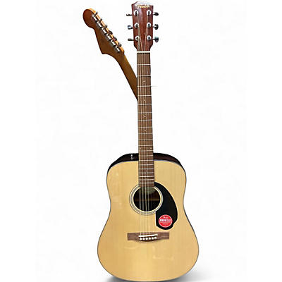 Used Fender CD60 Dreadnought Natural Acoustic Guitar