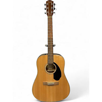 Used Fender CD60 Dreadnought Natural Acoustic Guitar