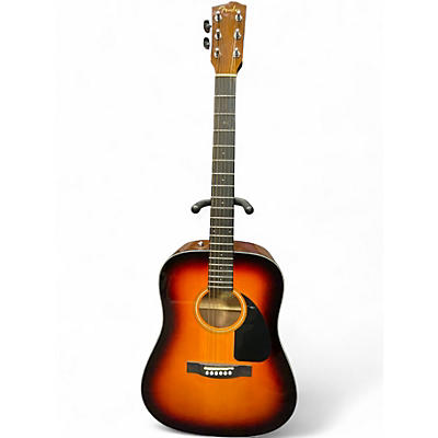 Used Fender CD60 Dreadnought SUNBURST Acoustic Guitar