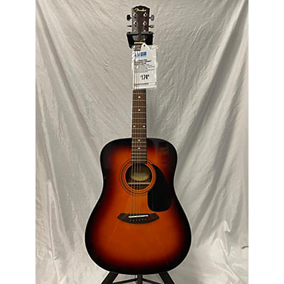 Fender Used Fender CD60 Dreadnought Sunburst Acoustic Guitar