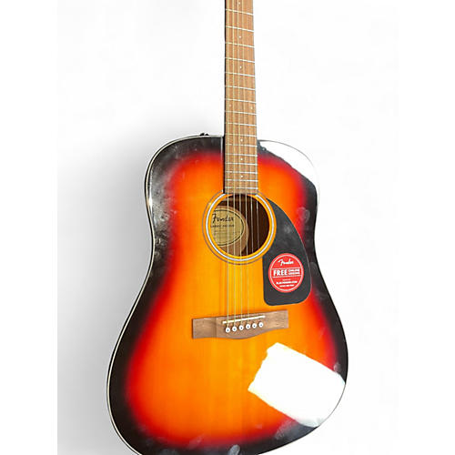 Used Fender CD60 Dreadnought Sunburst Acoustic Guitar Sunburst