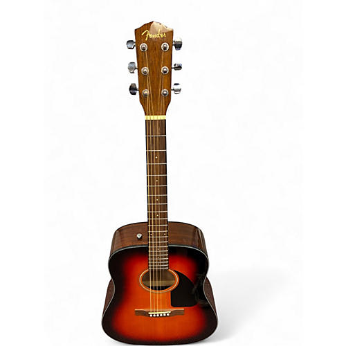 Used Fender CD60 Dreadnought Tobacco Sunburst Acoustic Guitar Tobacco Sunburst