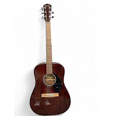 Used Fender CD60 Mahogany Mahogany Acoustic Guitar