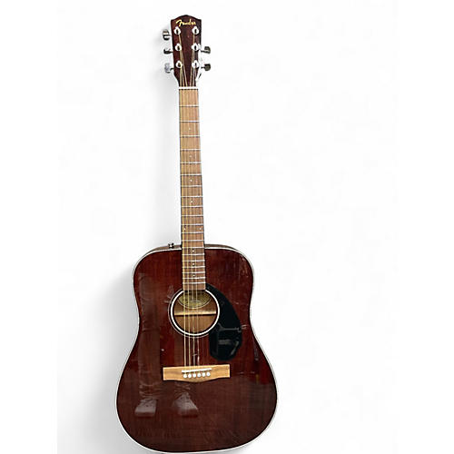 Used Fender CD60 Mahogany Mahogany Acoustic Guitar Mahogany