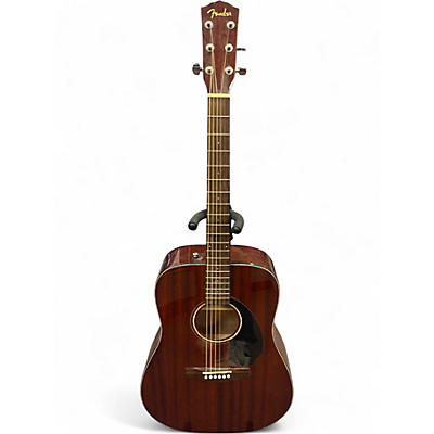 Used Fender CD60 Mahogany Mahogany Acoustic Guitar